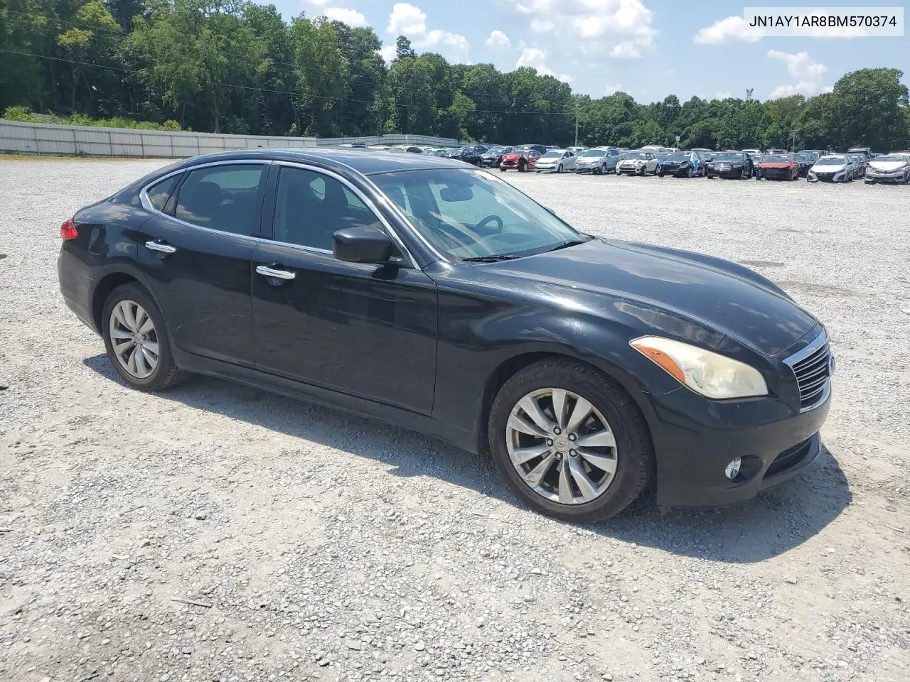 2011 Infiniti M56 X VIN: JN1AY1AR8BM570374 Lot: 63226195