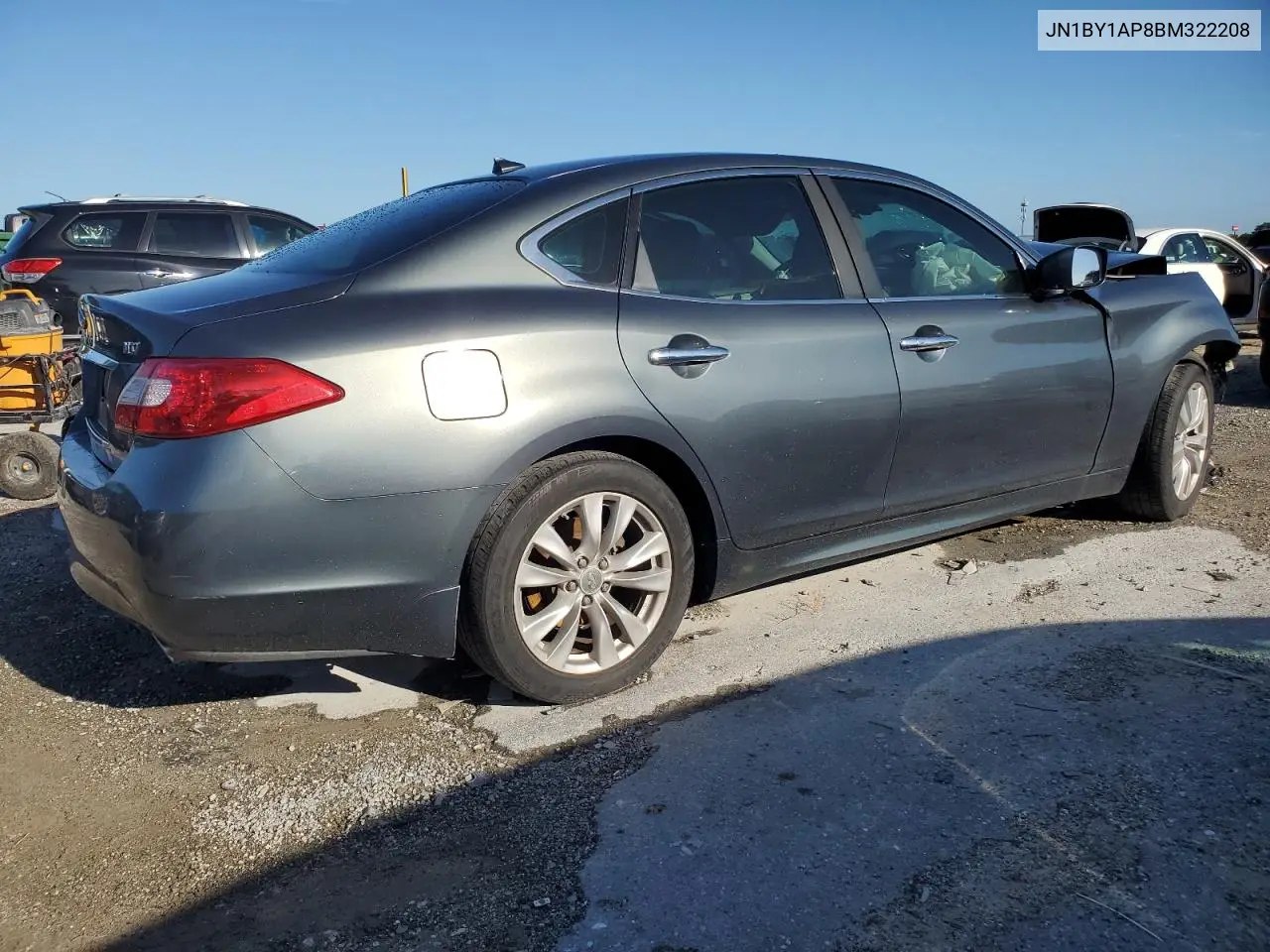 2011 Infiniti M37 VIN: JN1BY1AP8BM322208 Lot: 63571505