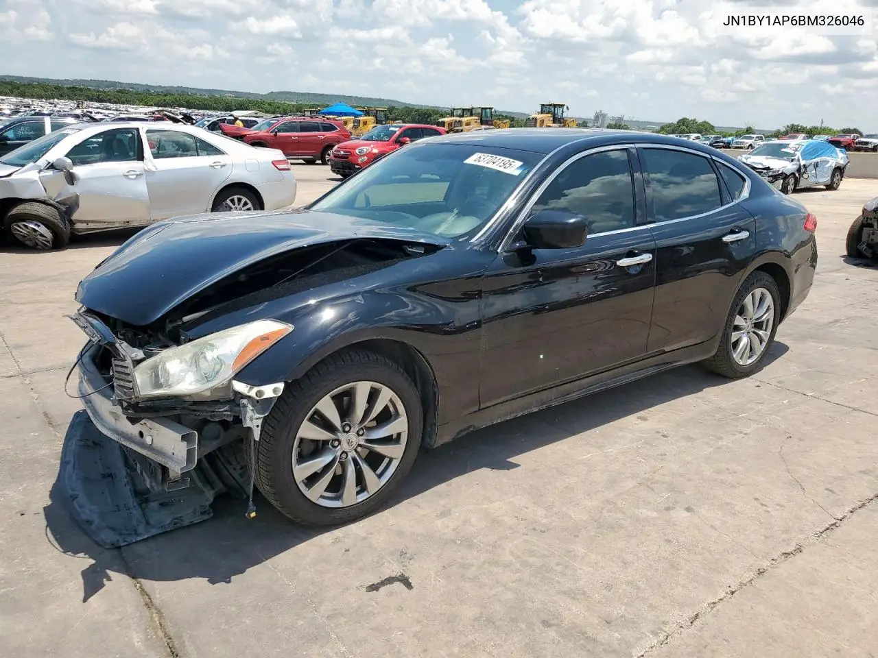 2011 Infiniti M37 VIN: JN1BY1AP6BM326046 Lot: 63704195