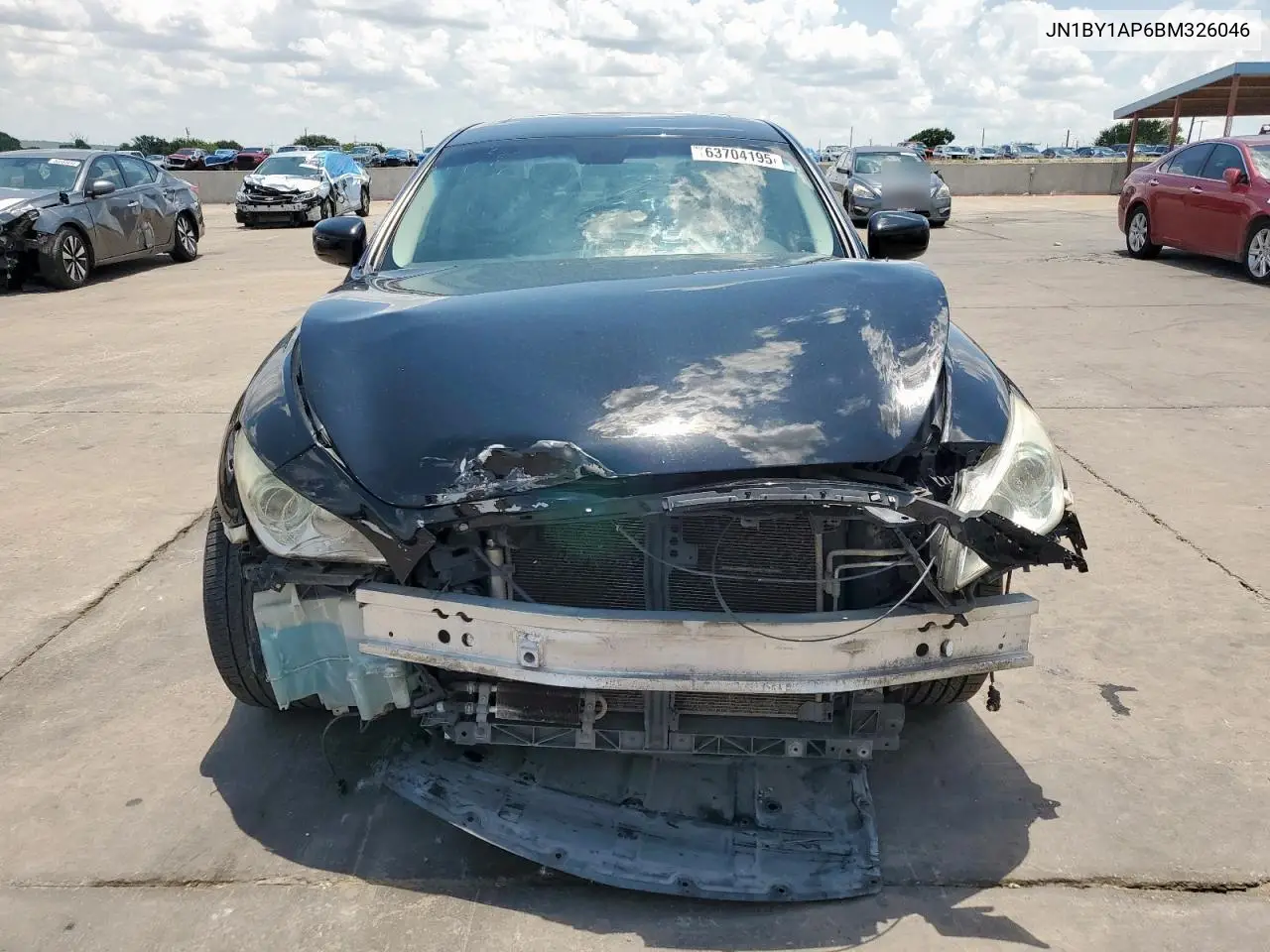 2011 Infiniti M37 VIN: JN1BY1AP6BM326046 Lot: 63704195