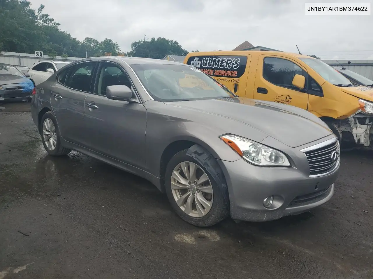 2011 Infiniti M37 X VIN: JN1BY1AR1BM374622 Lot: 63737125