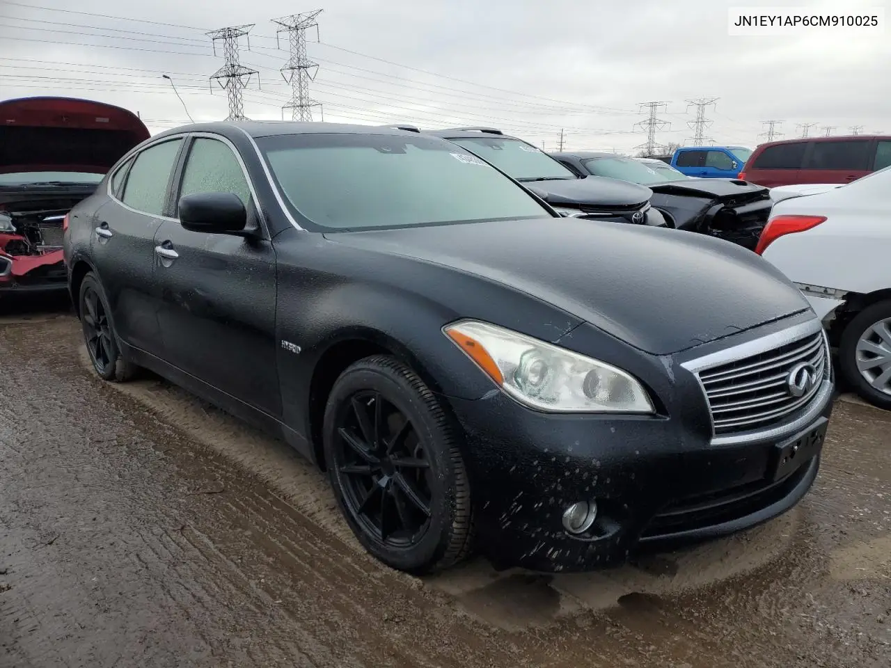 2012 Infiniti M35H VIN: JN1EY1AP6CM910025 Lot: 43483665