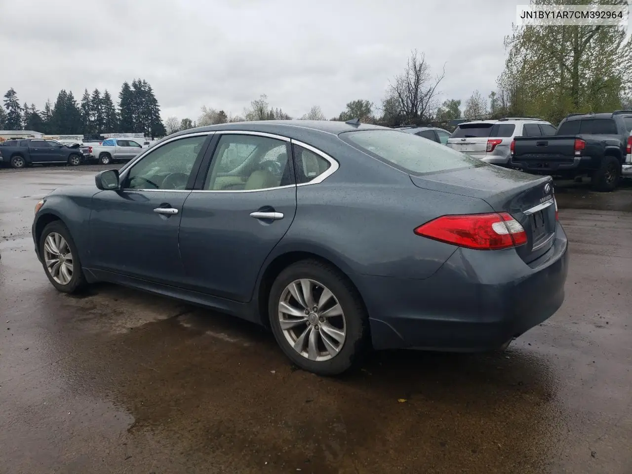 2012 Infiniti M37 X VIN: JN1BY1AR7CM392964 Lot: 51136255