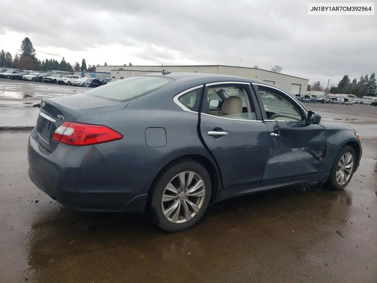 2012 Infiniti M37 X VIN: JN1BY1AR7CM392964 Lot: 51136255