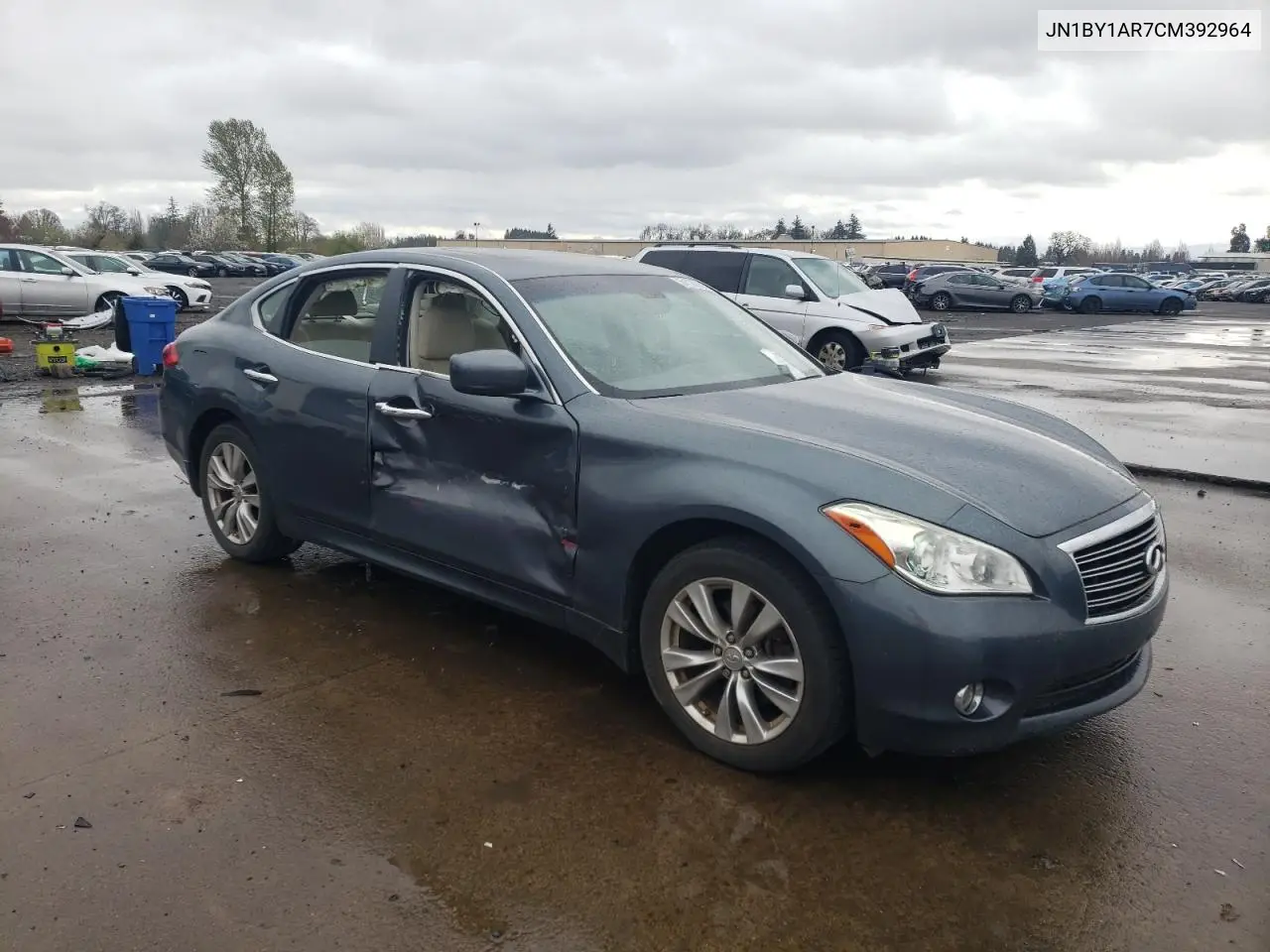 2012 Infiniti M37 X VIN: JN1BY1AR7CM392964 Lot: 51136255