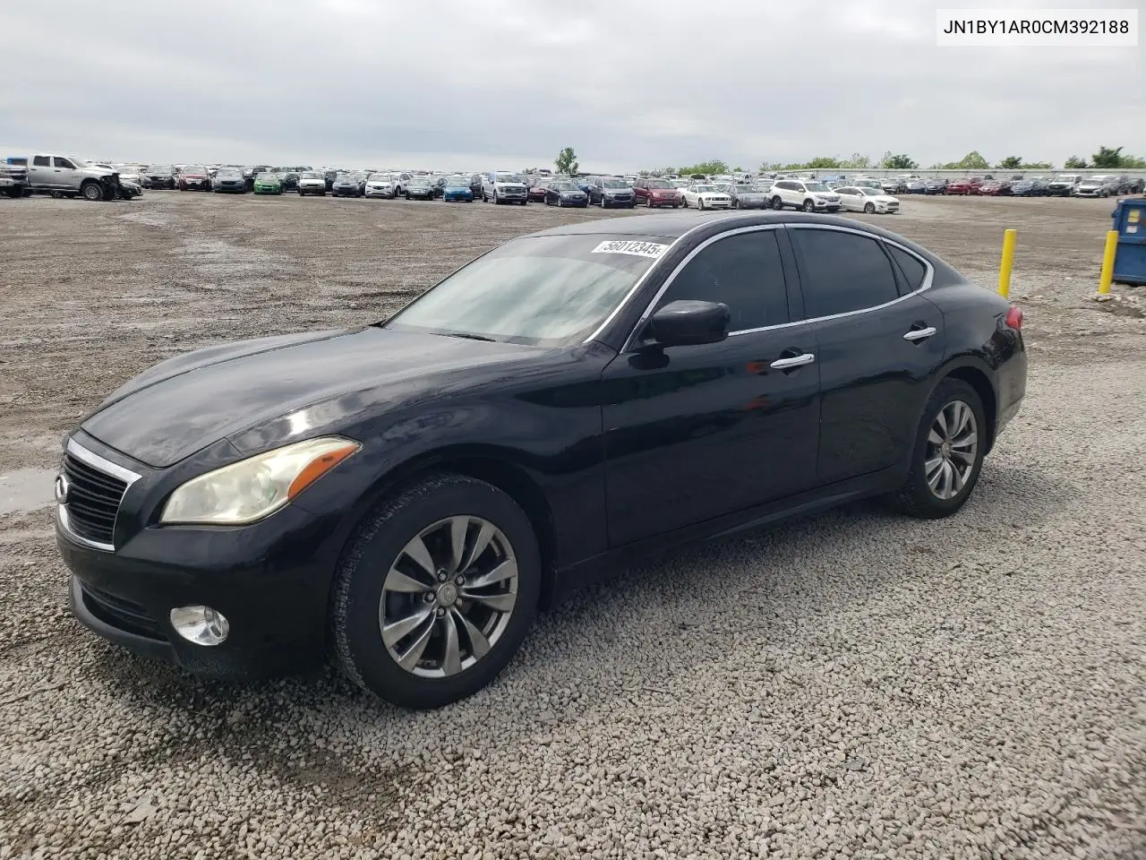2012 Infiniti M37 X VIN: JN1BY1AR0CM392188 Lot: 56012345