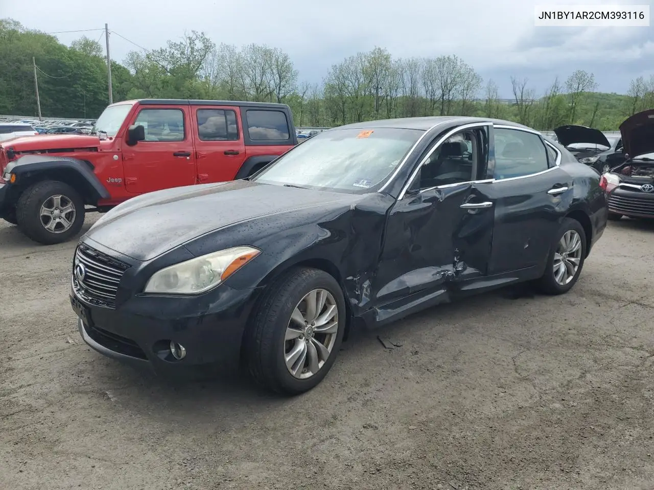 2012 Infiniti M37 X VIN: JN1BY1AR2CM393116 Lot: 56232145