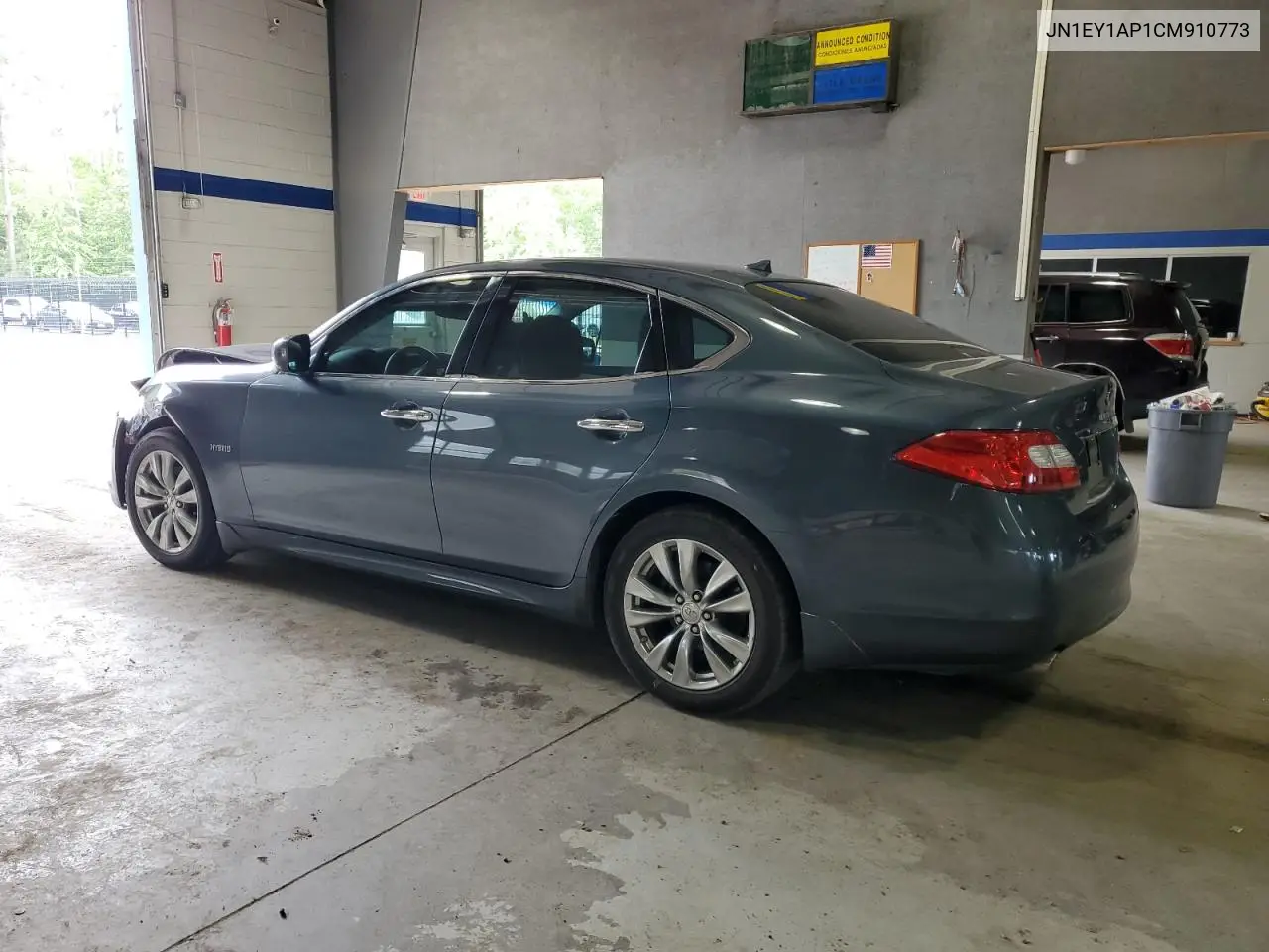 2012 Infiniti M35H VIN: JN1EY1AP1CM910773 Lot: 56379845