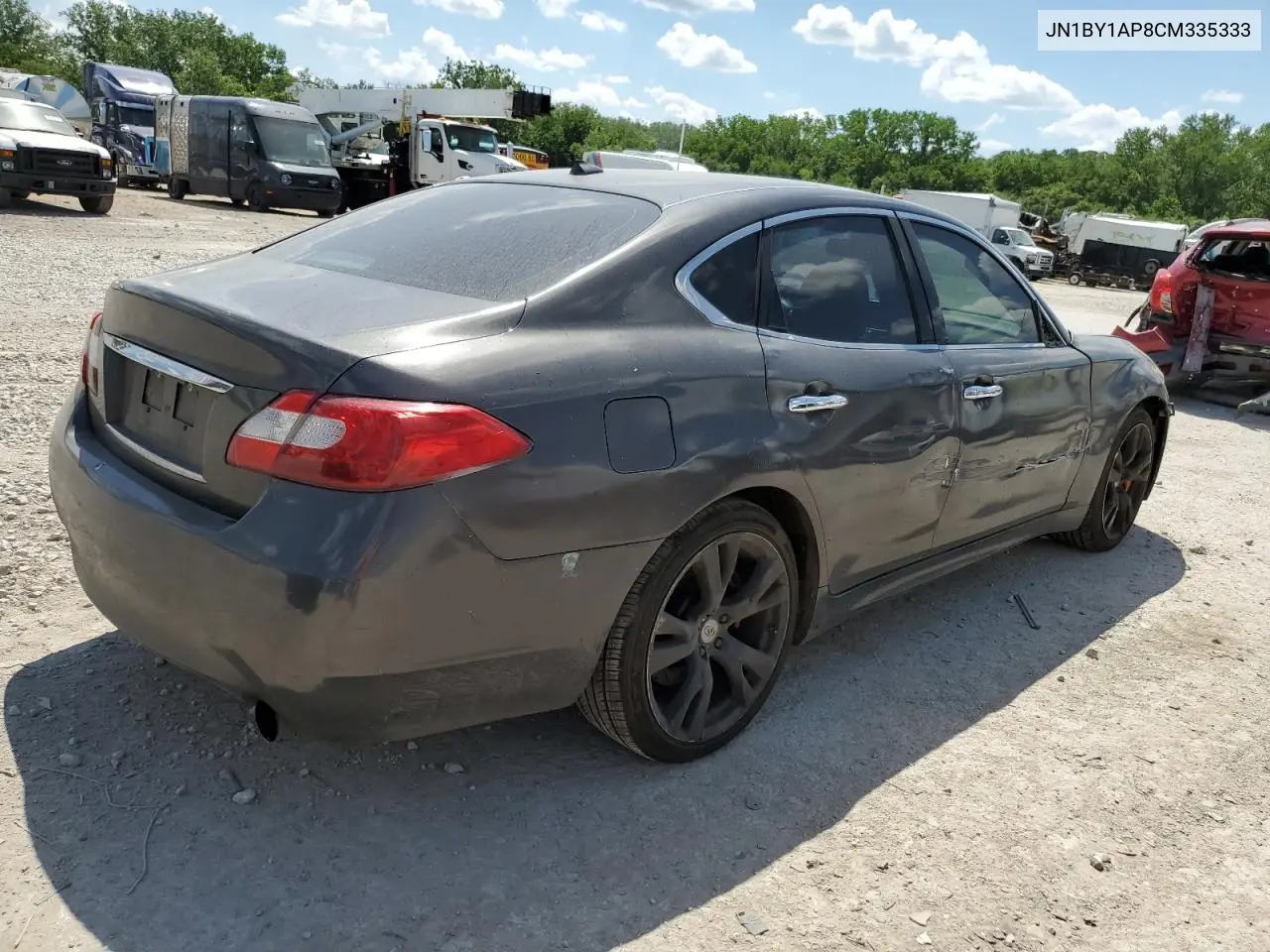 2012 Infiniti M37 VIN: JN1BY1AP8CM335333 Lot: 56885145