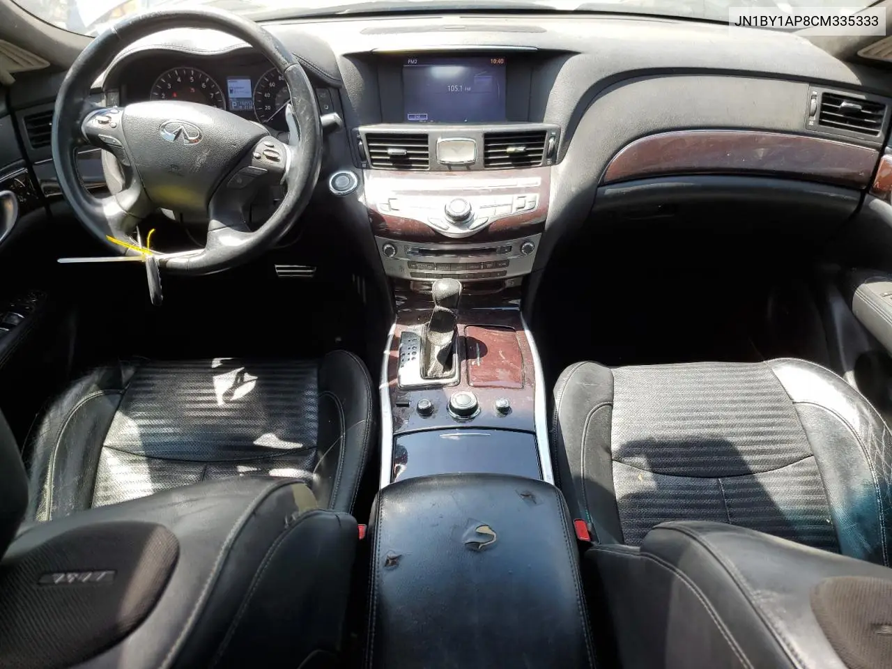 2012 Infiniti M37 VIN: JN1BY1AP8CM335333 Lot: 56885145