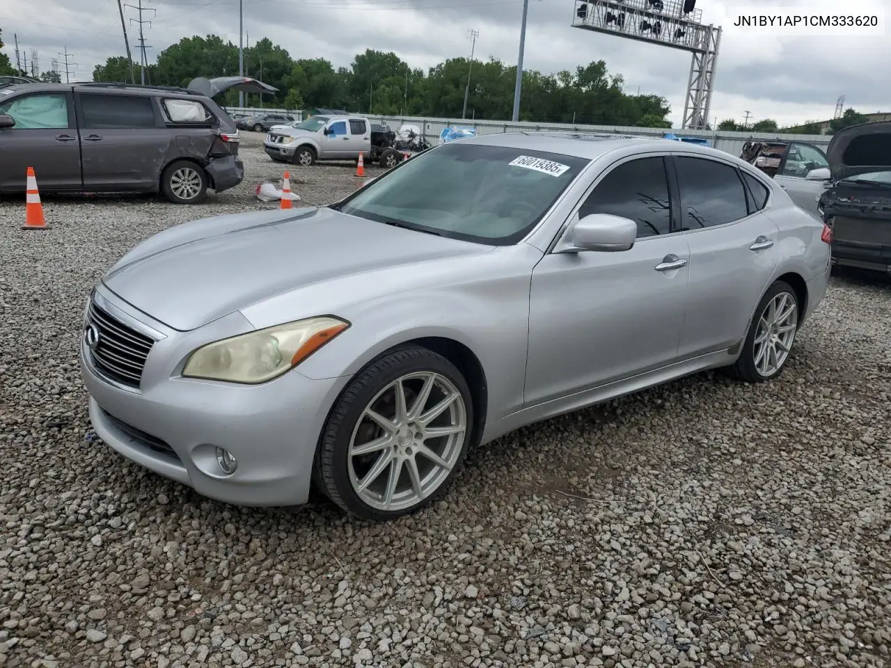2012 Infiniti M37 VIN: JN1BY1AP1CM333620 Lot: 60019385