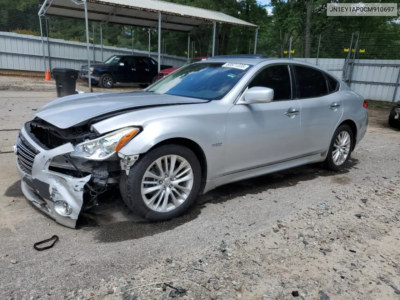 2012 Infiniti M35H VIN: JN1EY1AP0CM910697 Lot: 60821335