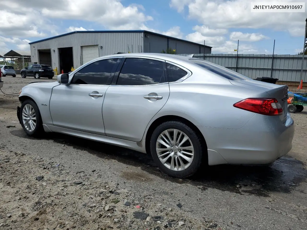2012 Infiniti M35H VIN: JN1EY1AP0CM910697 Lot: 60821335