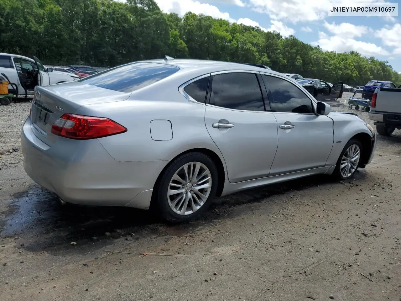 2012 Infiniti M35H VIN: JN1EY1AP0CM910697 Lot: 60821335