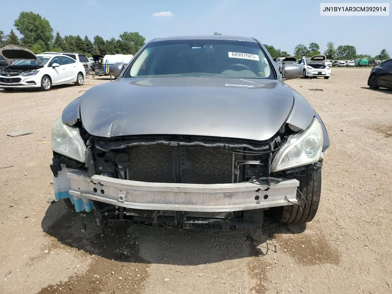 2012 Infiniti M37 X VIN: JN1BY1AR3CM392914 Lot: 60997925