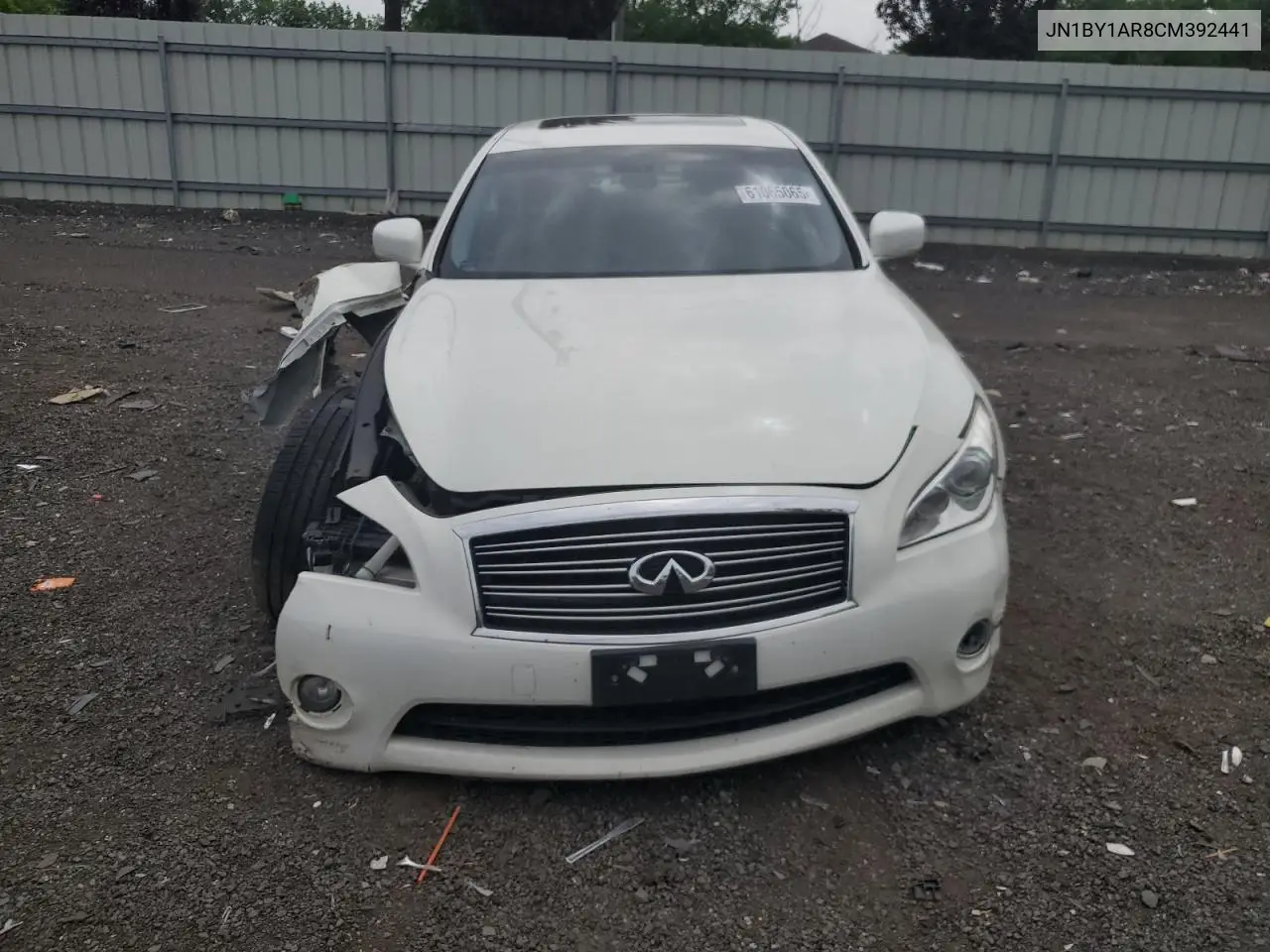 2012 Infiniti M37 X VIN: JN1BY1AR8CM392441 Lot: 61065065