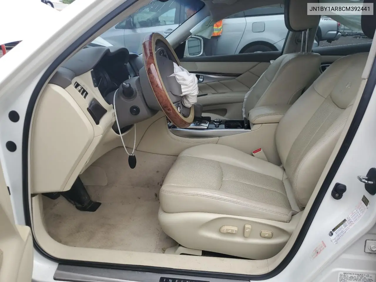 2012 Infiniti M37 X VIN: JN1BY1AR8CM392441 Lot: 61065065
