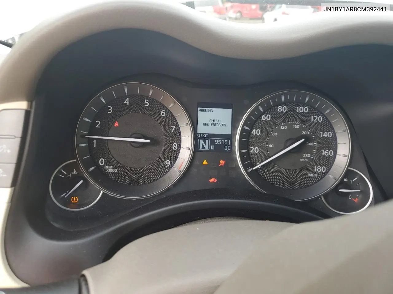 2012 Infiniti M37 X VIN: JN1BY1AR8CM392441 Lot: 61065065