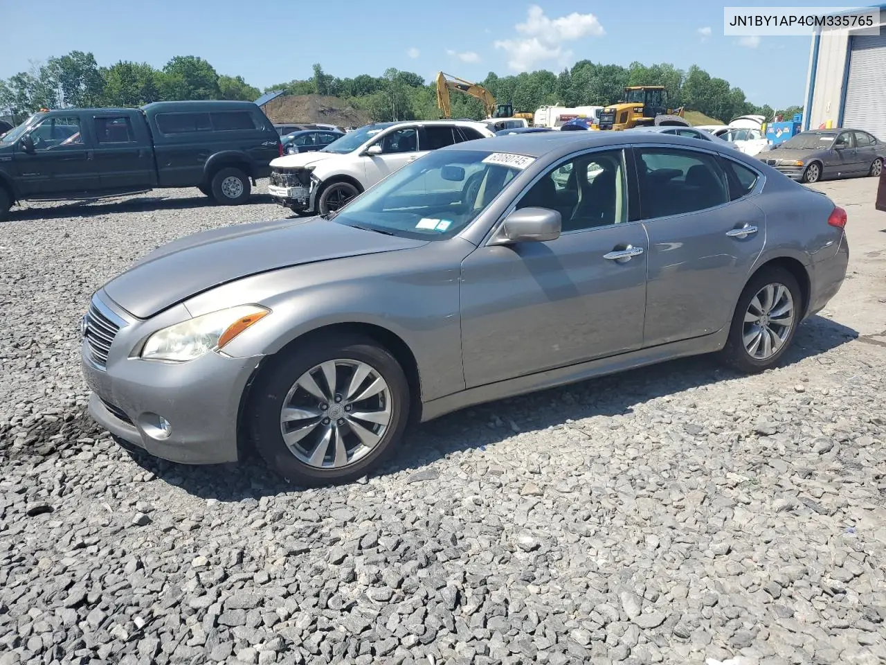 2012 Infiniti M37 VIN: JN1BY1AP4CM335765 Lot: 62080745