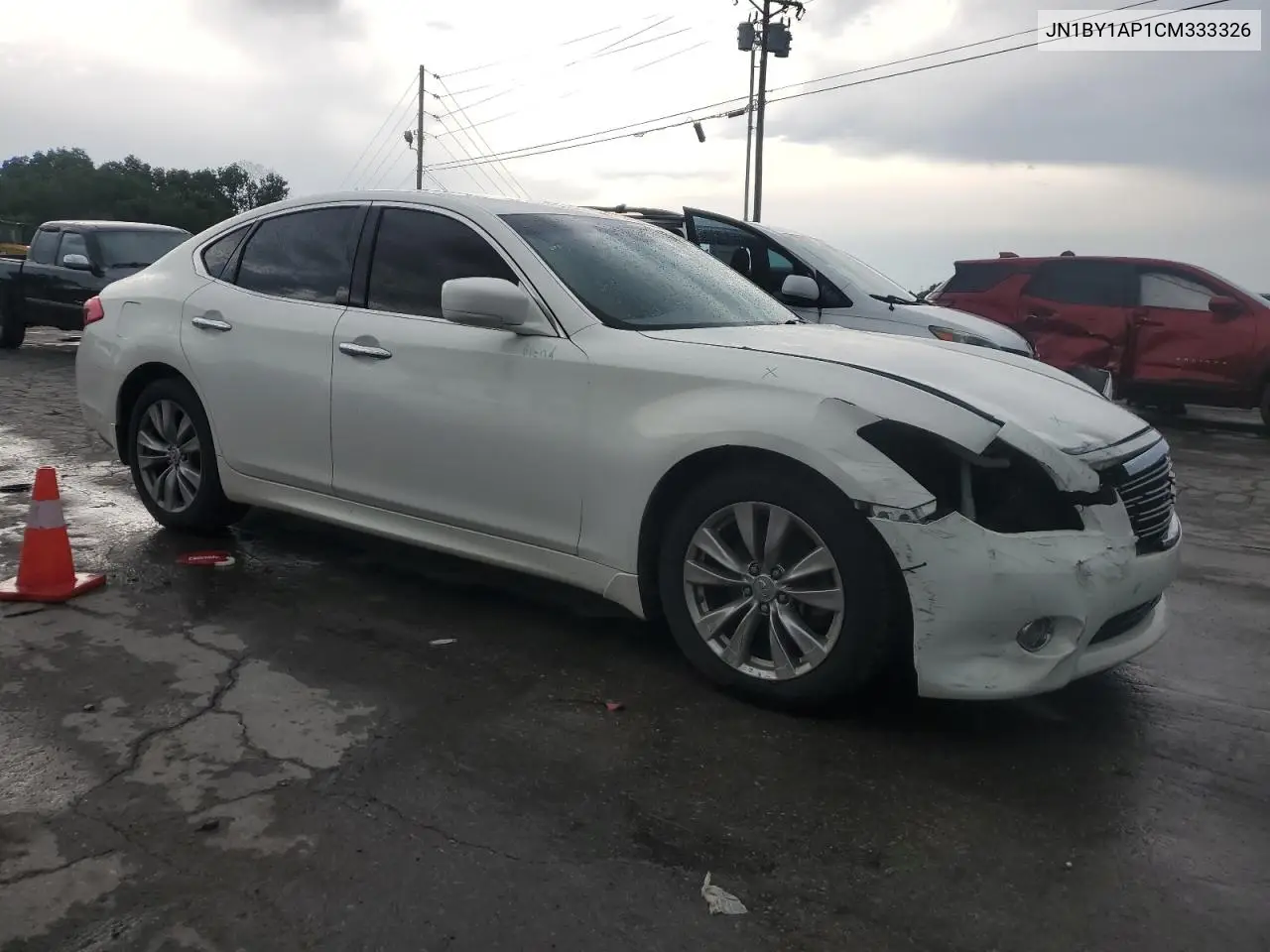 2012 Infiniti M37 VIN: JN1BY1AP1CM333326 Lot: 62180015
