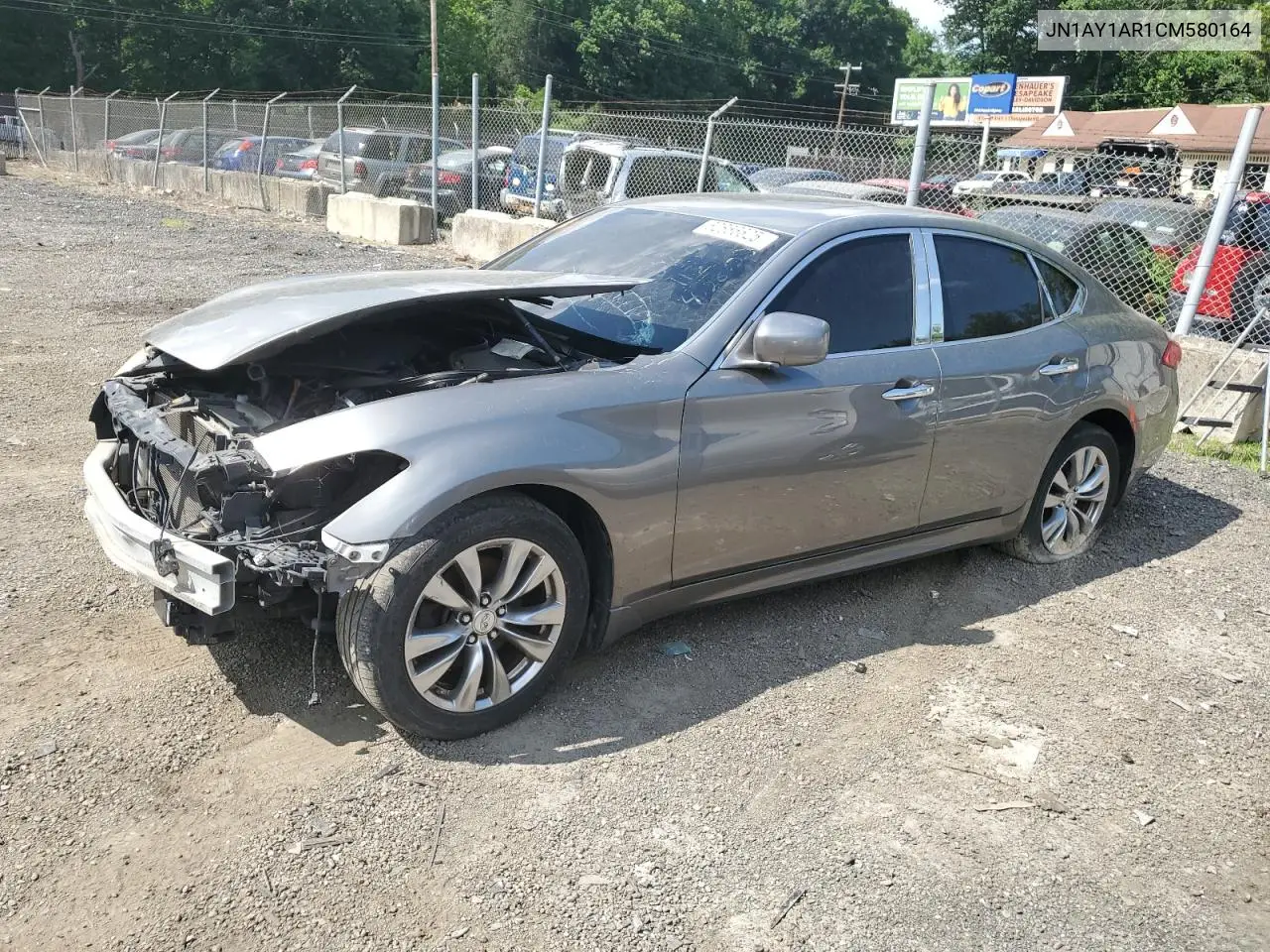 2012 Infiniti M56 X VIN: JN1AY1AR1CM580164 Lot: 62666625