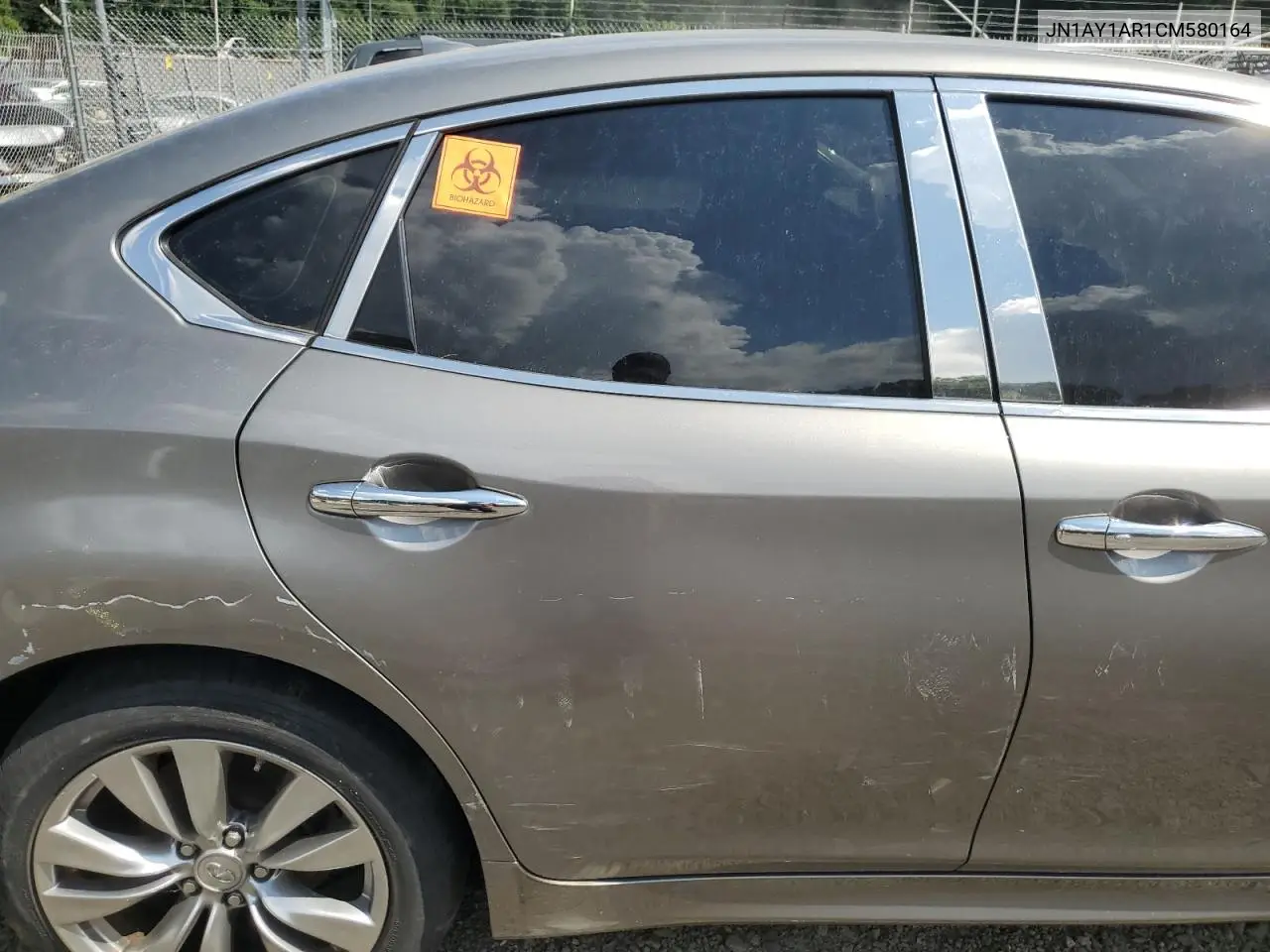 2012 Infiniti M56 X VIN: JN1AY1AR1CM580164 Lot: 62666625