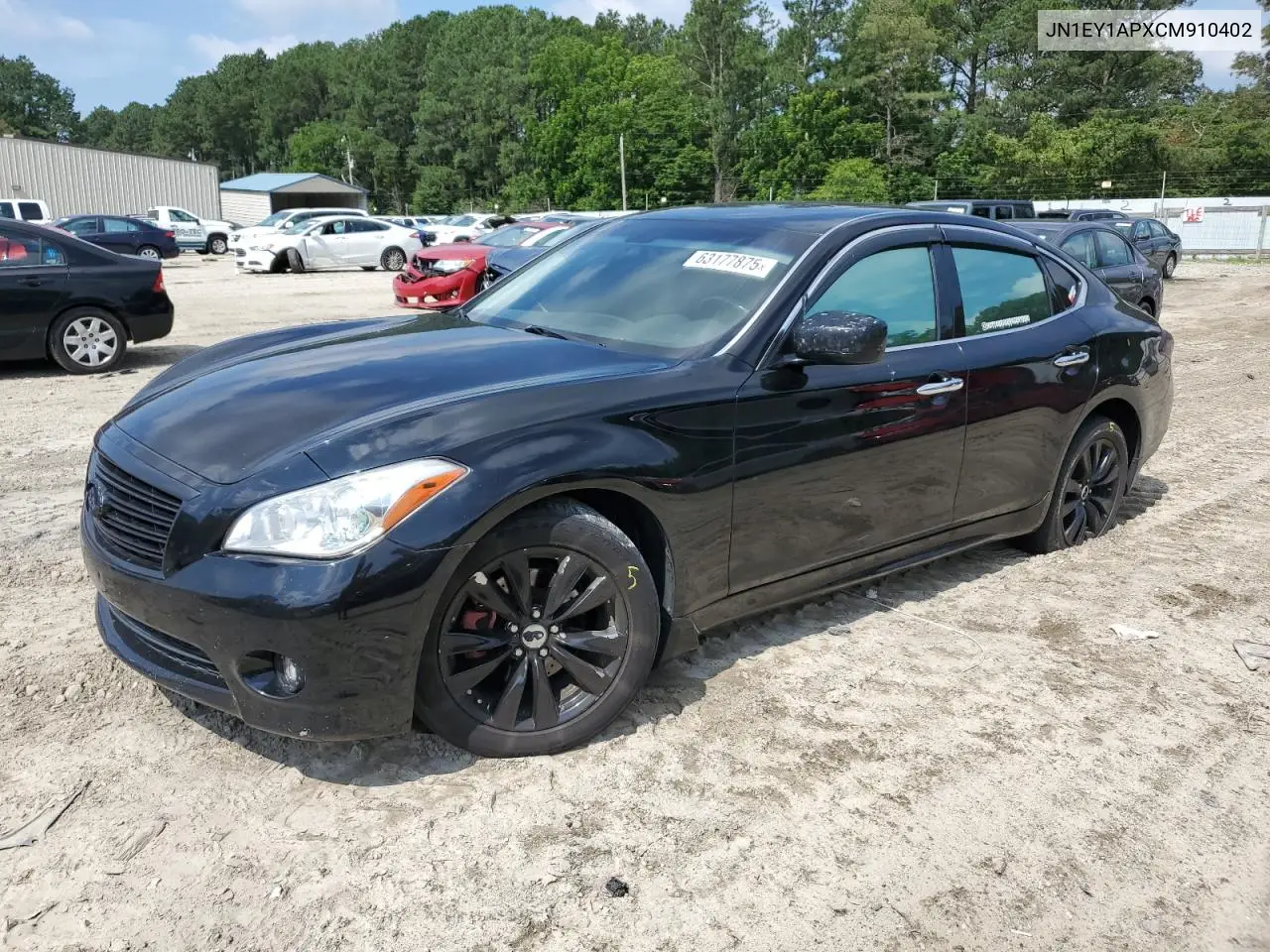 2012 Infiniti M35H VIN: JN1EY1APXCM910402 Lot: 63177875