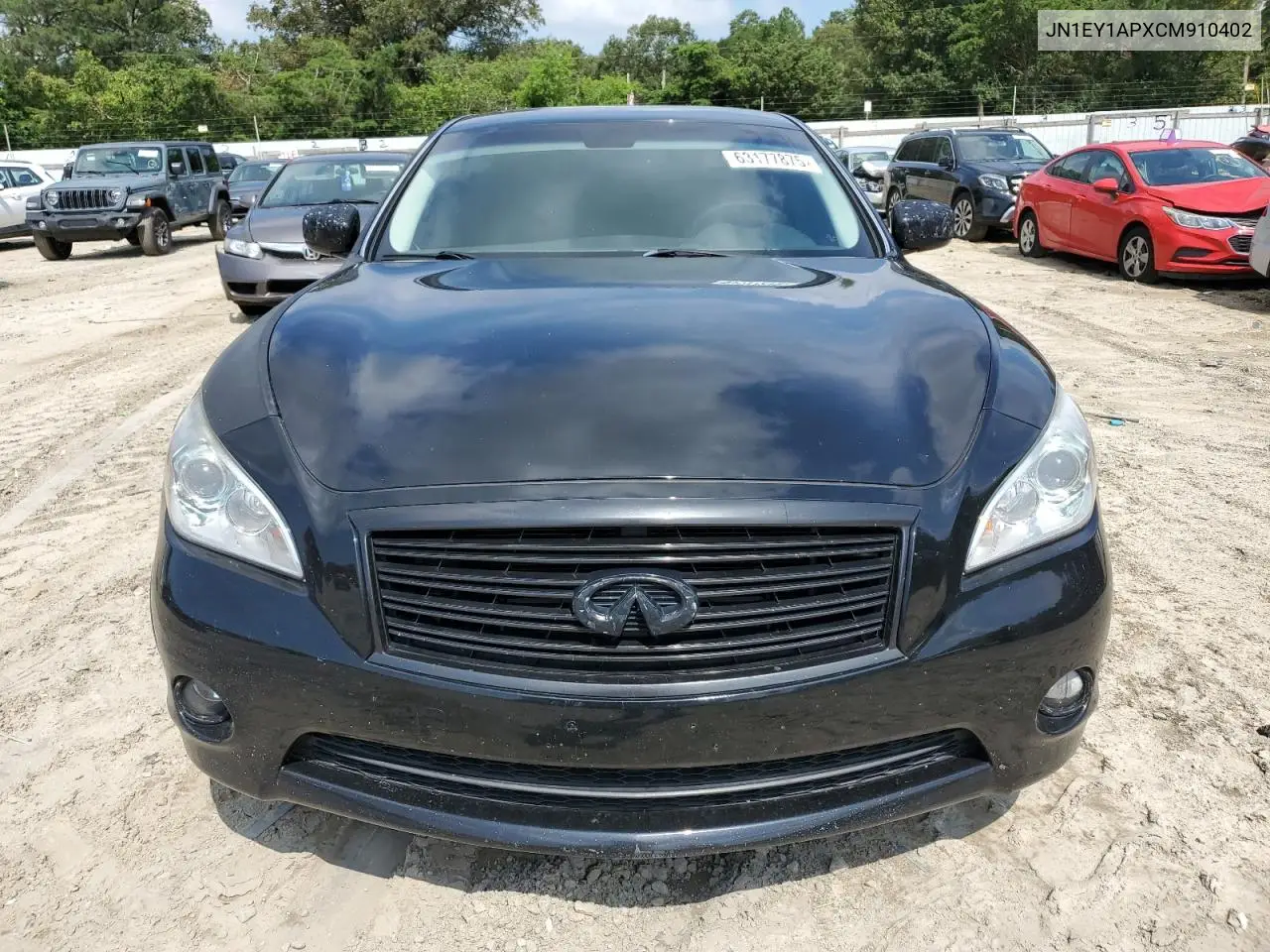 2012 Infiniti M35H VIN: JN1EY1APXCM910402 Lot: 63177875
