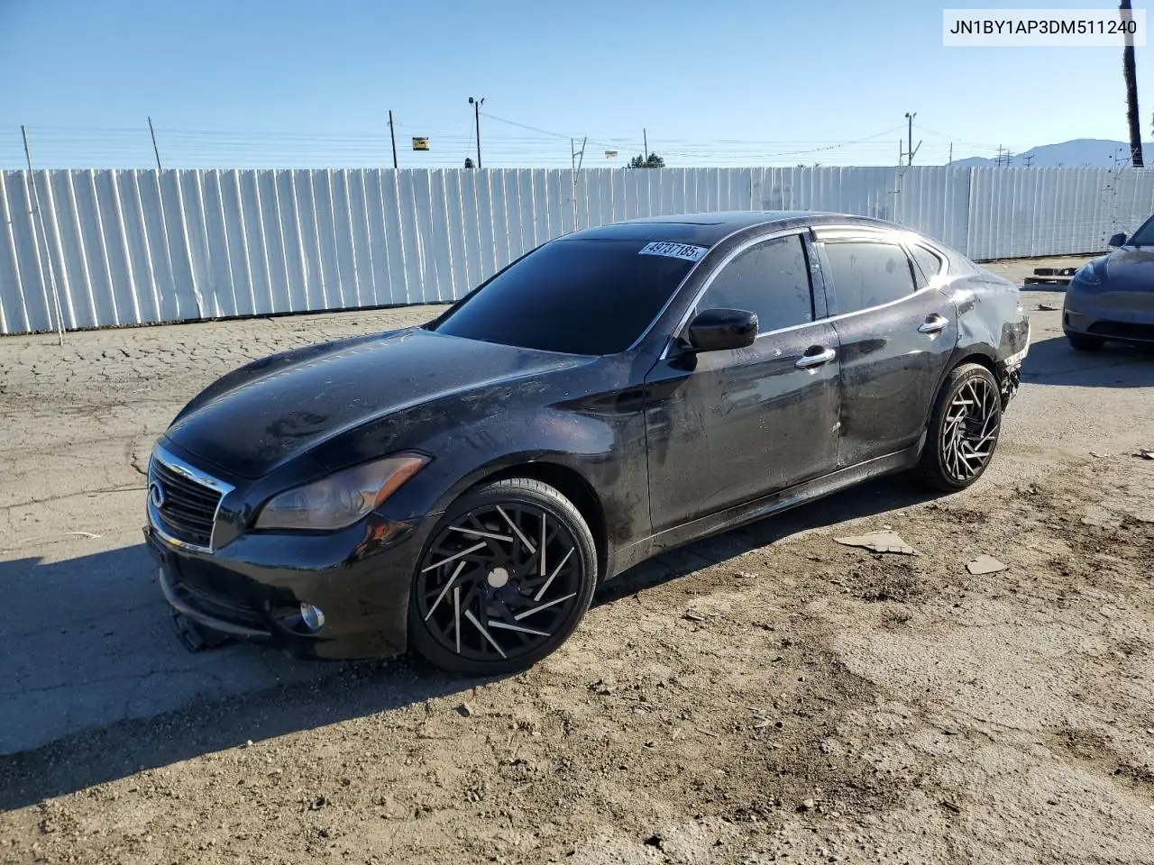 2013 Infiniti M37 VIN: JN1BY1AP3DM511240 Lot: 49737185