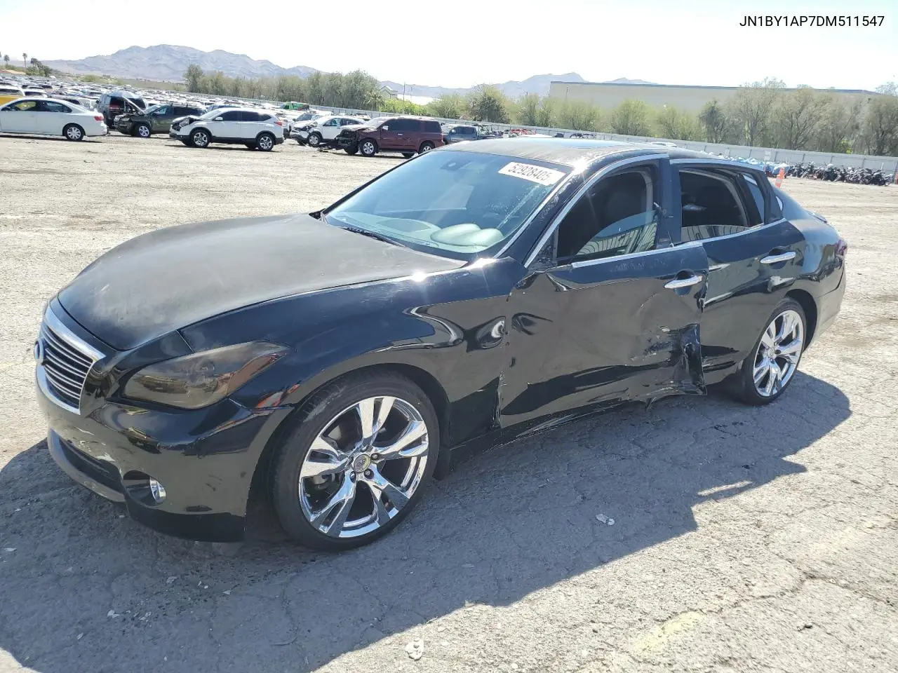 2013 Infiniti M37 VIN: JN1BY1AP7DM511547 Lot: 52928405