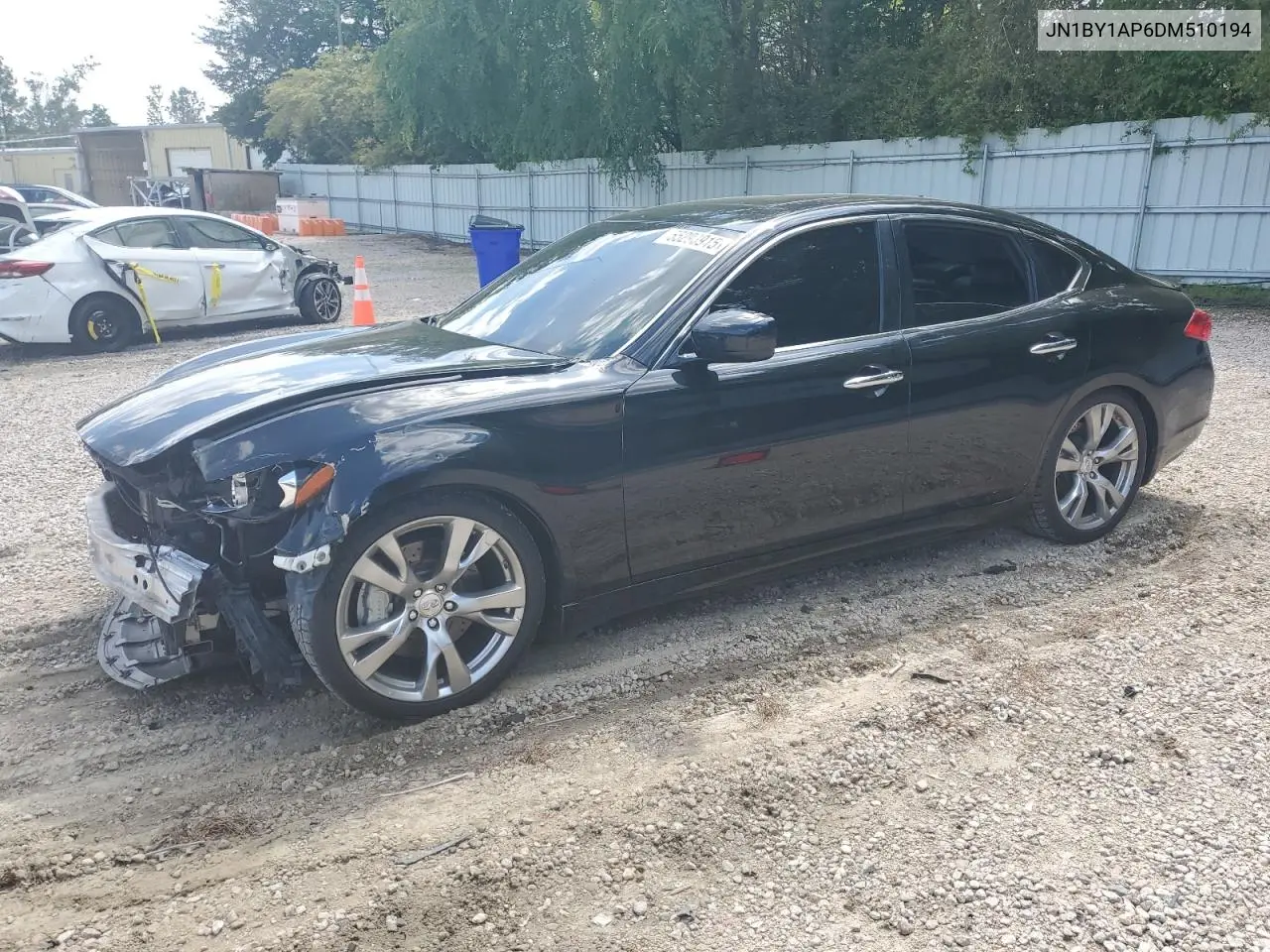 2013 Infiniti M37 VIN: JN1BY1AP6DM510194 Lot: 55293915