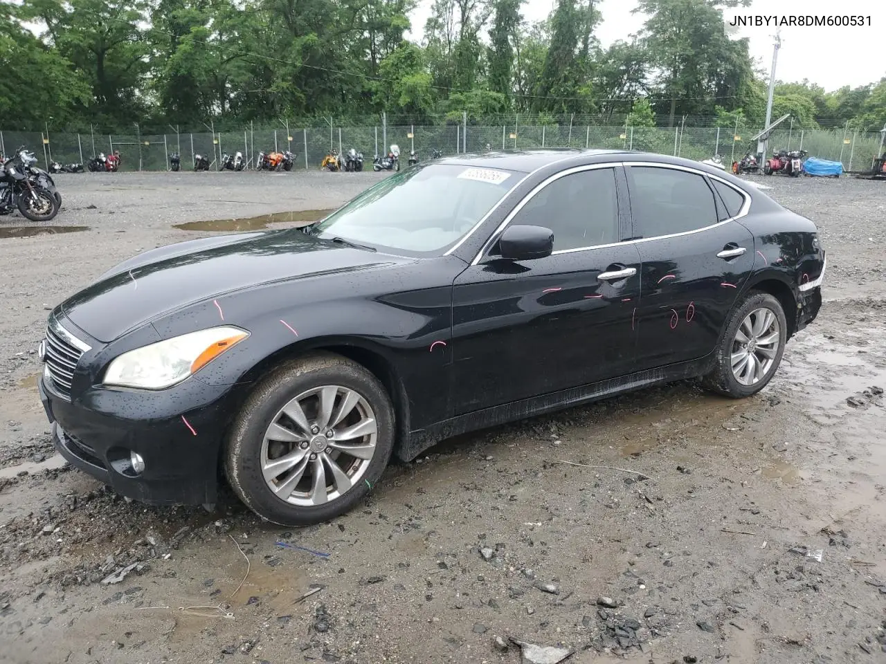 2013 Infiniti M37 X VIN: JN1BY1AR8DM600531 Lot: 60836055