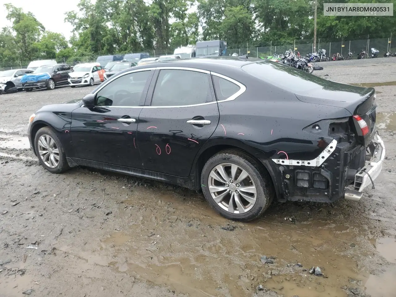 2013 Infiniti M37 X VIN: JN1BY1AR8DM600531 Lot: 60836055