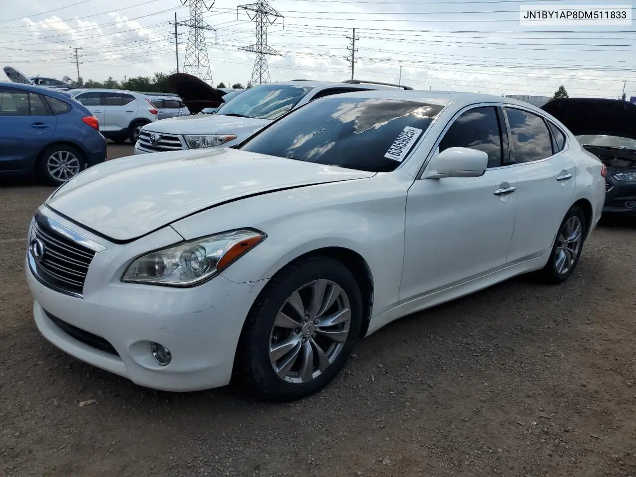 2013 Infiniti M37 VIN: JN1BY1AP8DM511833 Lot: 63459025