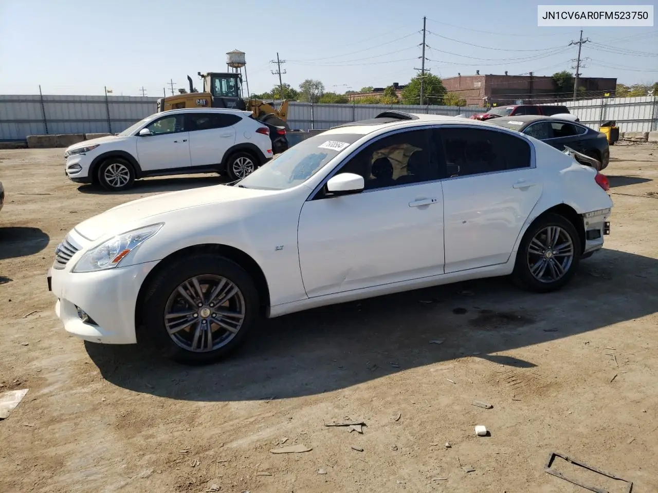 2015 Infiniti Q40 VIN: JN1CV6AR0FM523750 Lot: 44387695