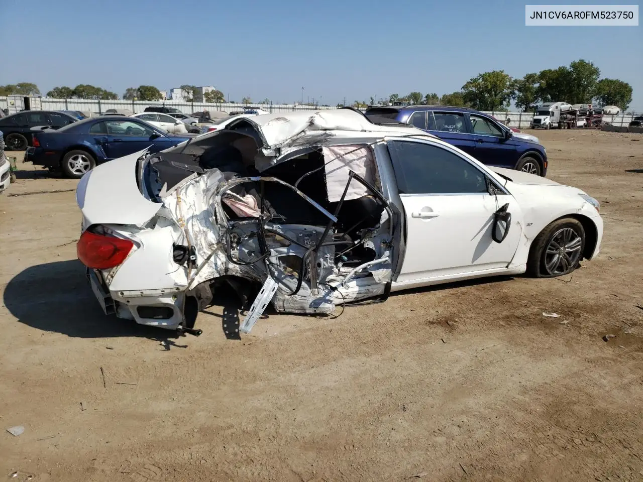 2015 Infiniti Q40 VIN: JN1CV6AR0FM523750 Lot: 44387695
