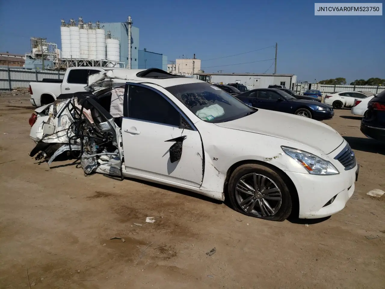 2015 Infiniti Q40 VIN: JN1CV6AR0FM523750 Lot: 44387695