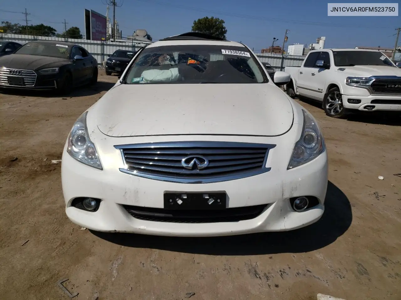 2015 Infiniti Q40 VIN: JN1CV6AR0FM523750 Lot: 44387695