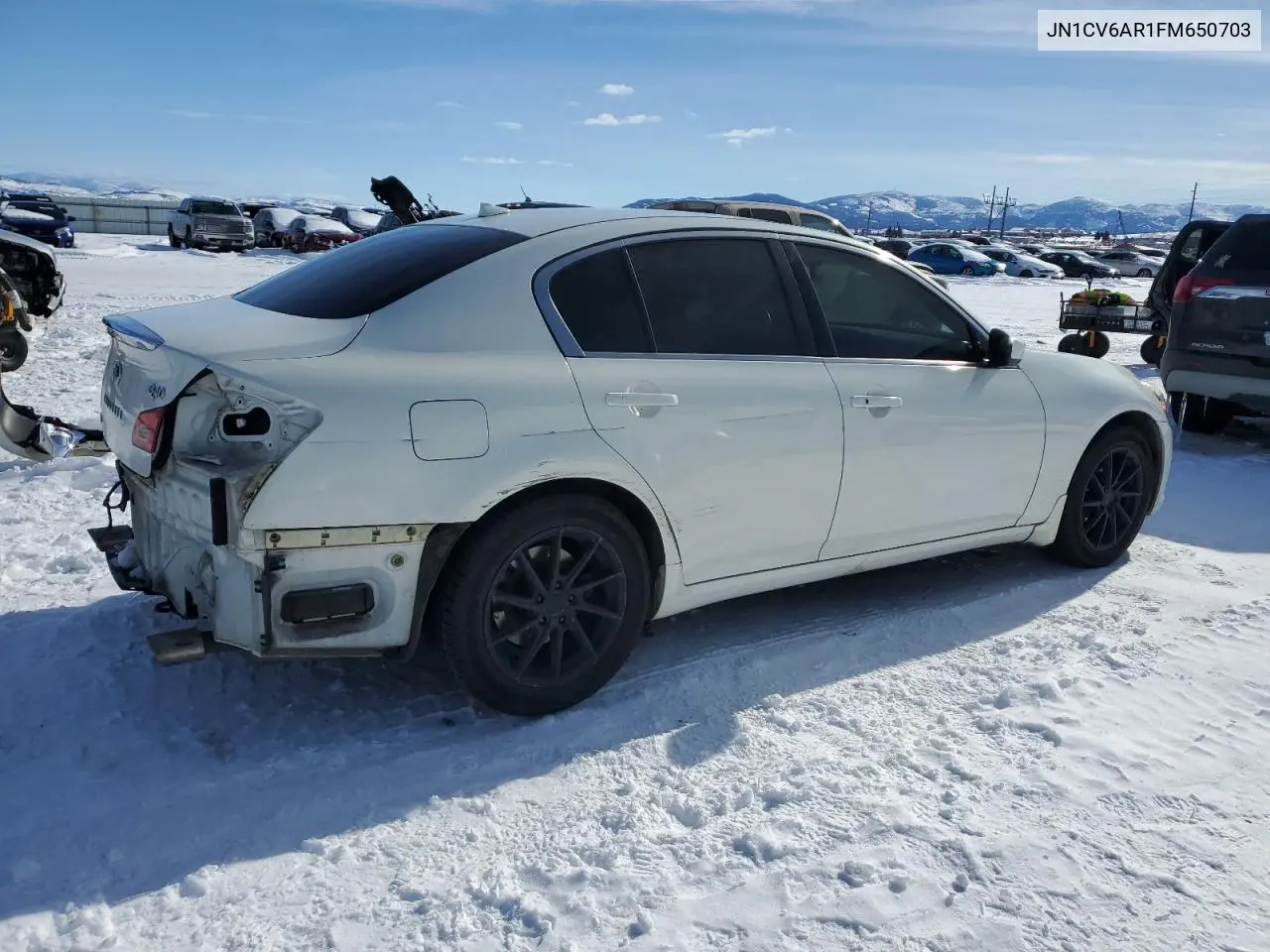 2015 Infiniti Q40 VIN: JN1CV6AR1FM650703 Lot: 45965195