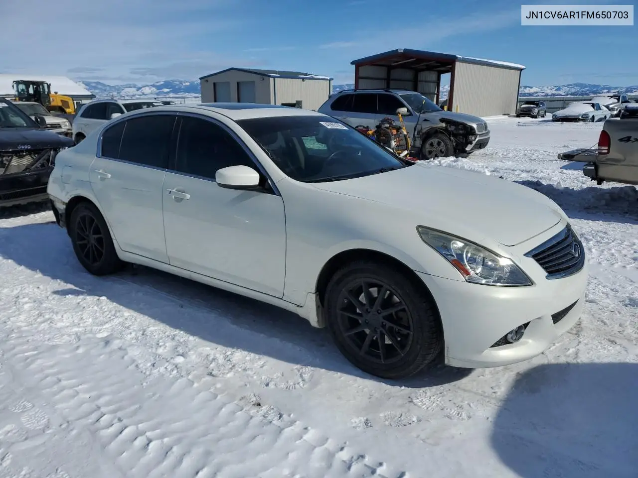 2015 Infiniti Q40 VIN: JN1CV6AR1FM650703 Lot: 45965195