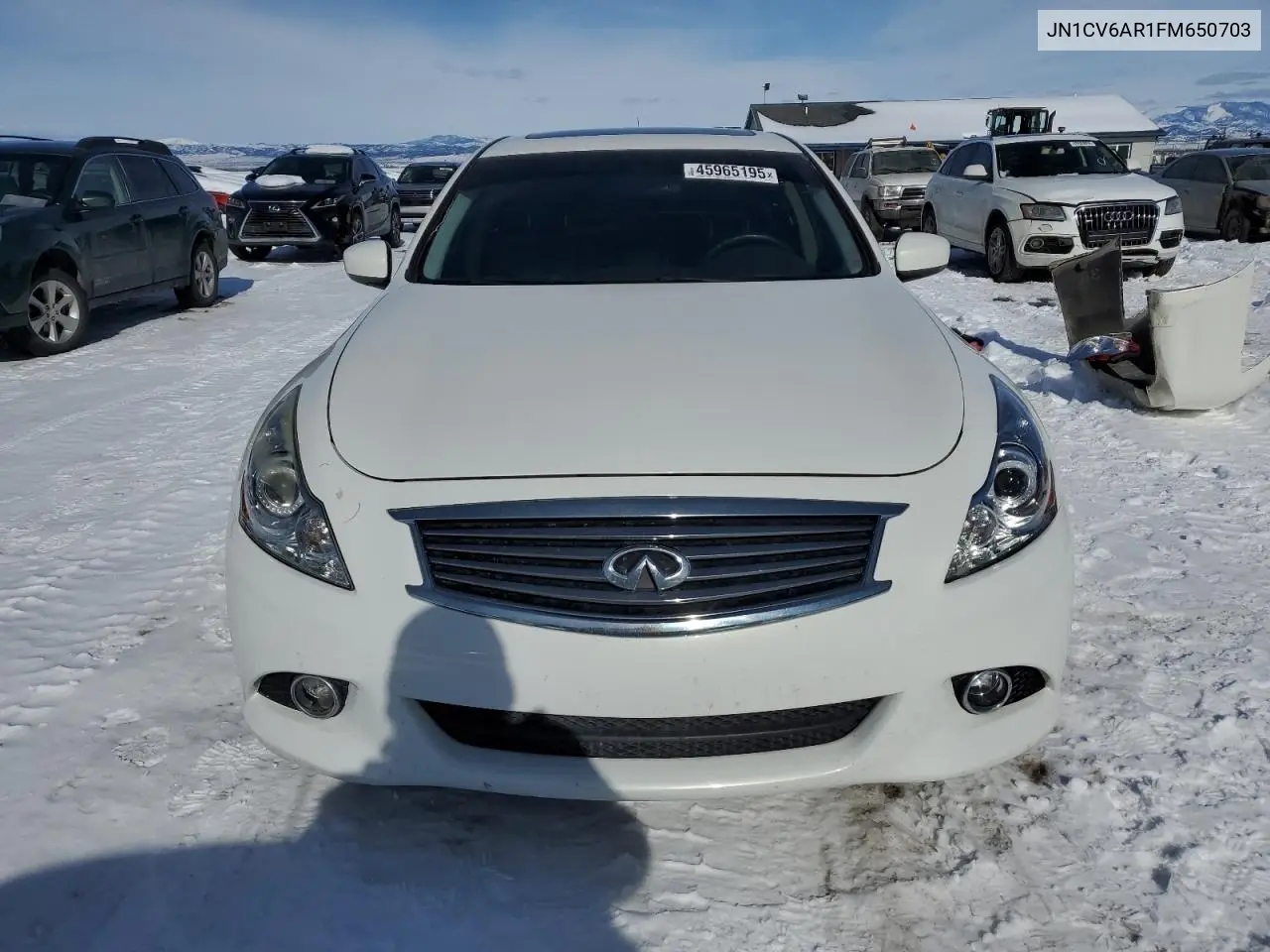 2015 Infiniti Q40 VIN: JN1CV6AR1FM650703 Lot: 45965195