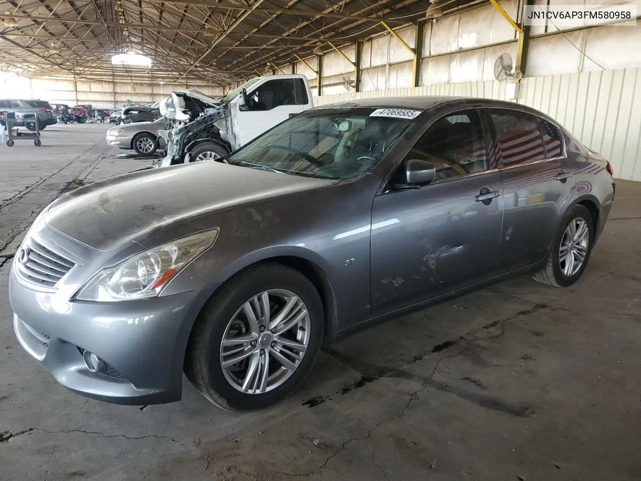 2015 Infiniti Q40 VIN: JN1CV6AP3FM580958 Lot: 47069585