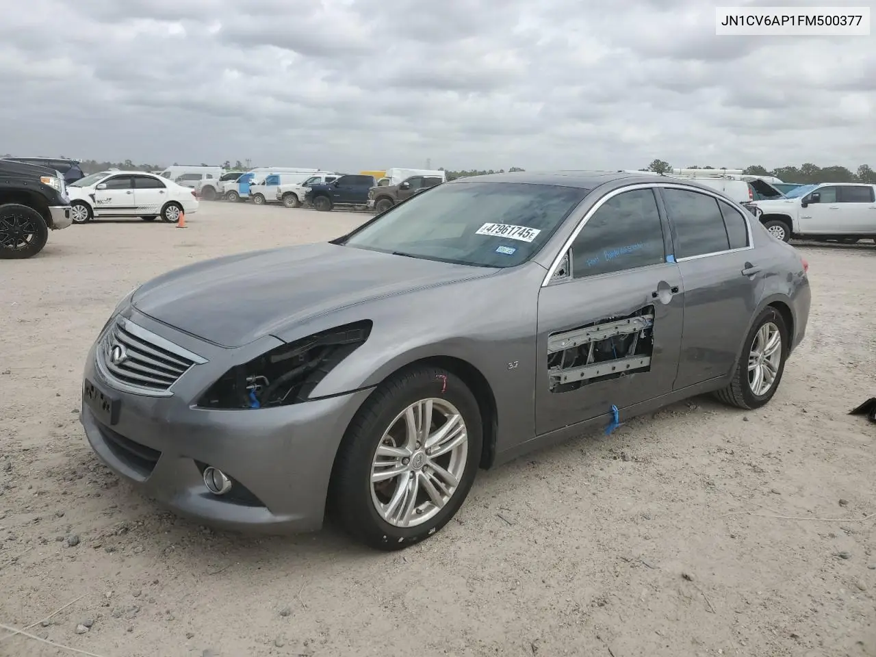 2015 Infiniti Q40 VIN: JN1CV6AP1FM500377 Lot: 47961745