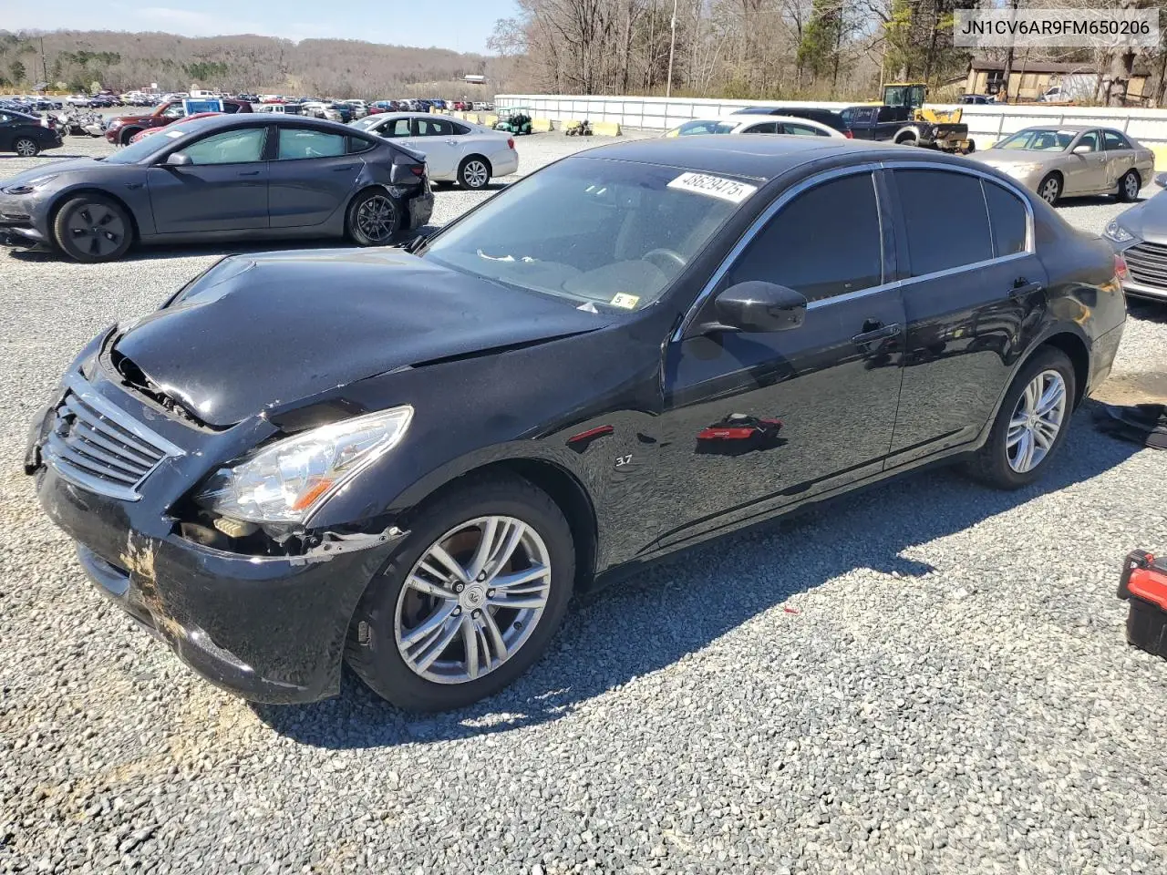 2015 Infiniti Q40 VIN: JN1CV6AR9FM650206 Lot: 48629475