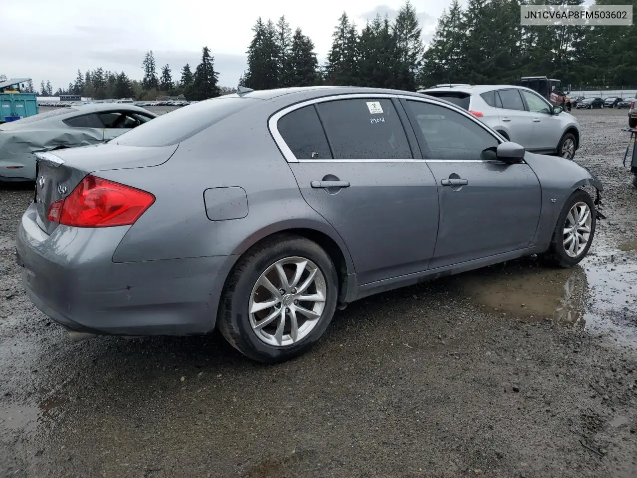2015 Infiniti Q40 VIN: JN1CV6AP8FM503602 Lot: 49829765