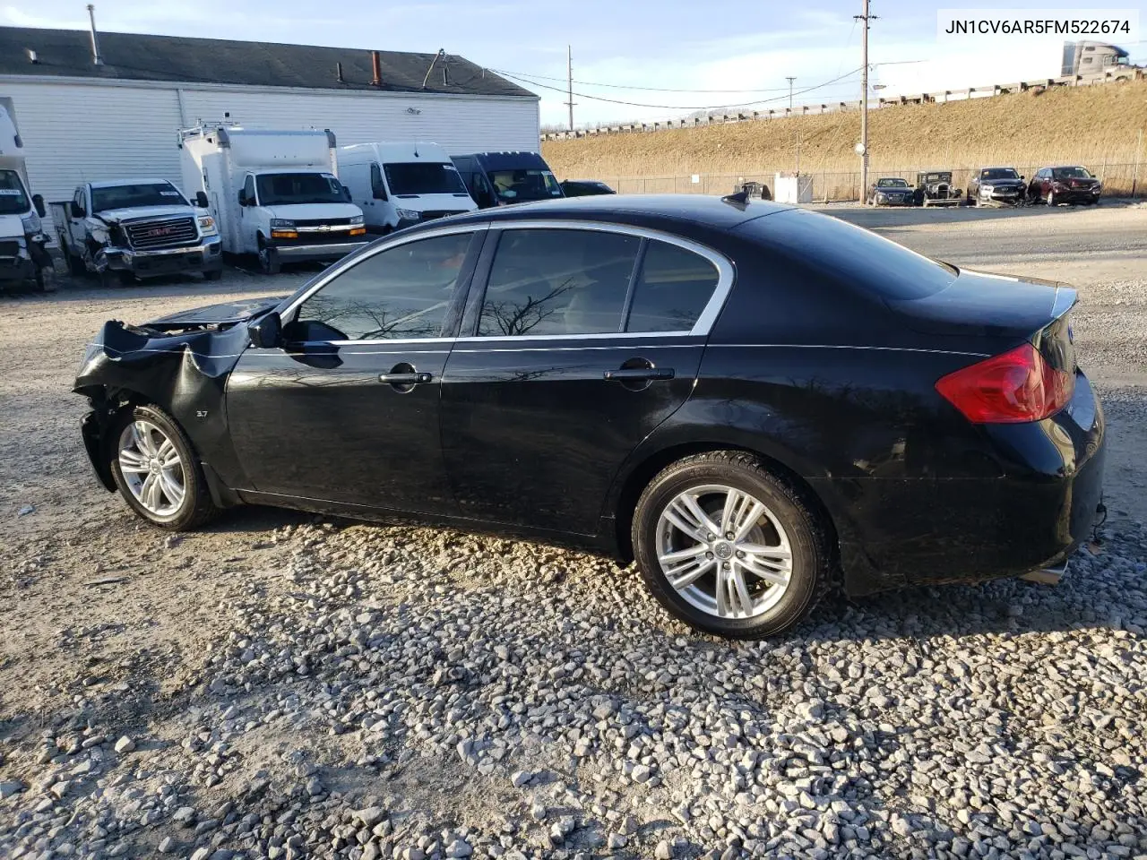 2015 Infiniti Q40 VIN: JN1CV6AR5FM522674 Lot: 49852155