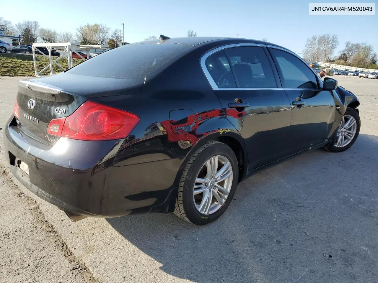 2015 Infiniti Q40 VIN: JN1CV6AR4FM520043 Lot: 49871315