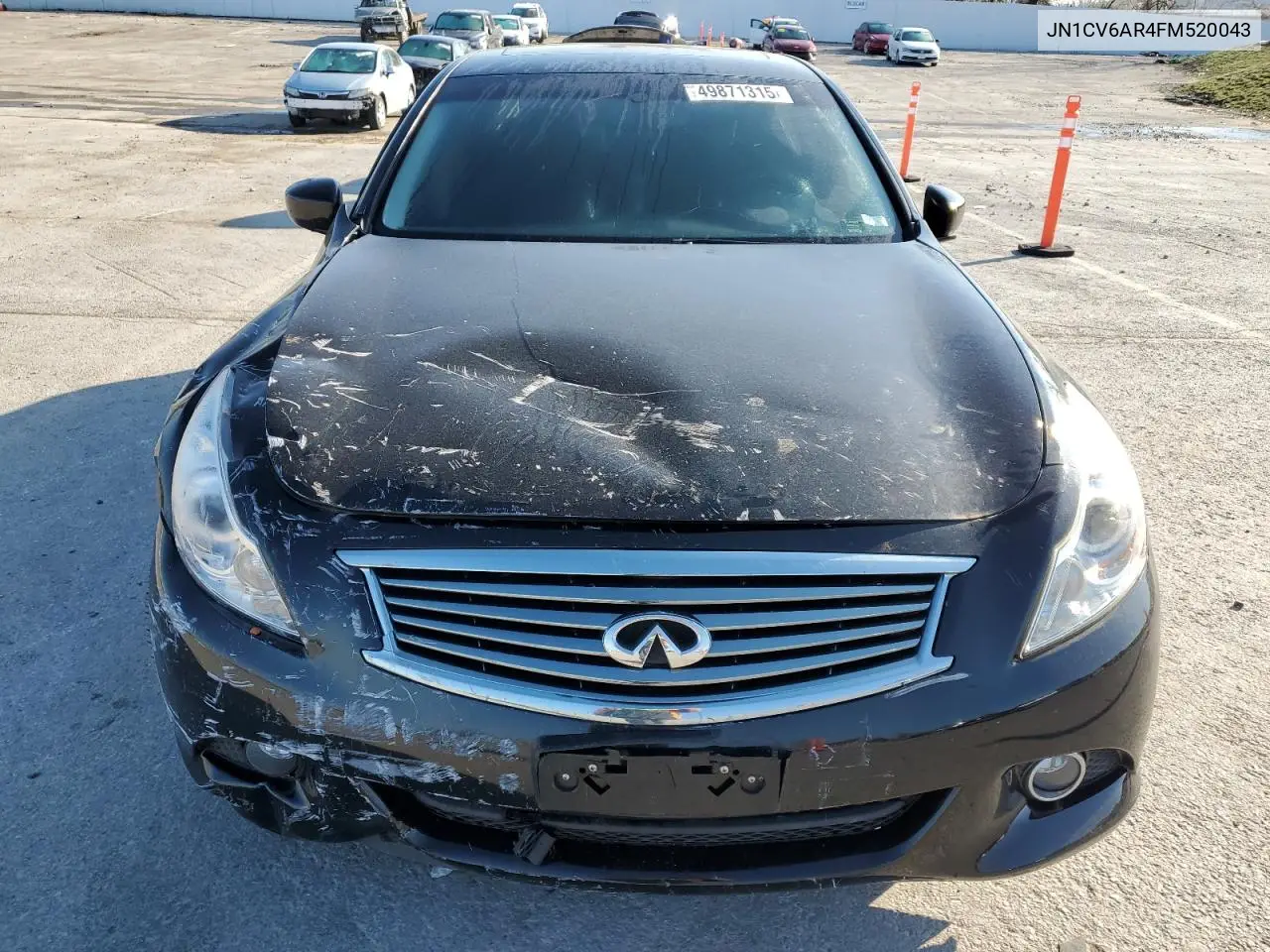 2015 Infiniti Q40 VIN: JN1CV6AR4FM520043 Lot: 49871315