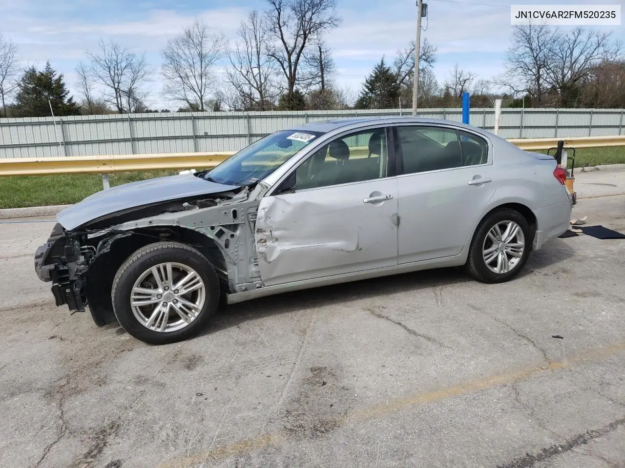 2015 Infiniti Q40 VIN: JN1CV6AR2FM520235 Lot: 50324205