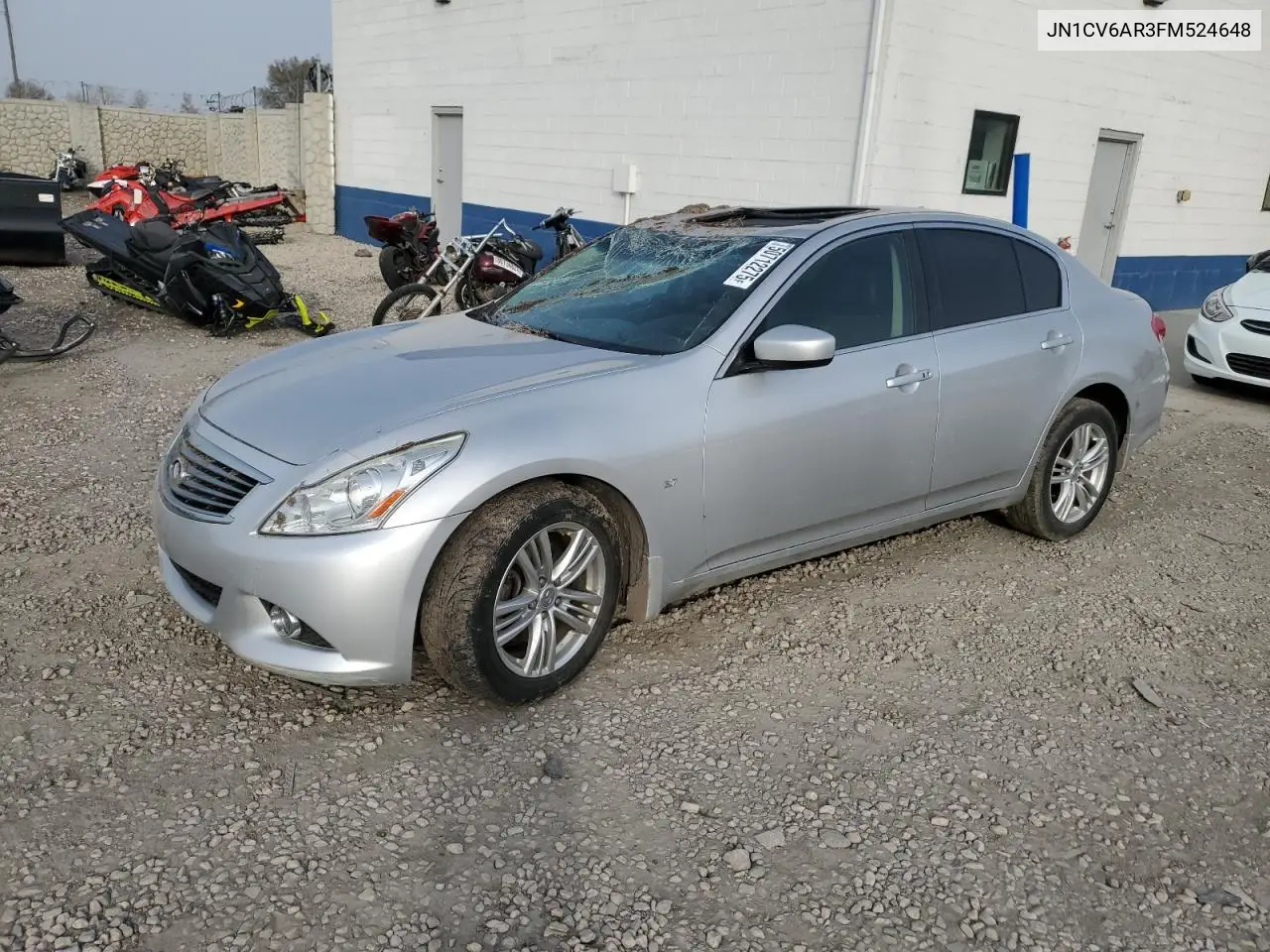 2015 Infiniti Q40 VIN: JN1CV6AR3FM524648 Lot: 50712275
